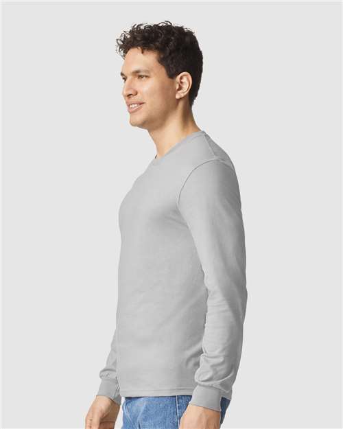 Gildan 64440CVC, Unisex Softstyle Cvc Long Sleeve T-shirt, Cement