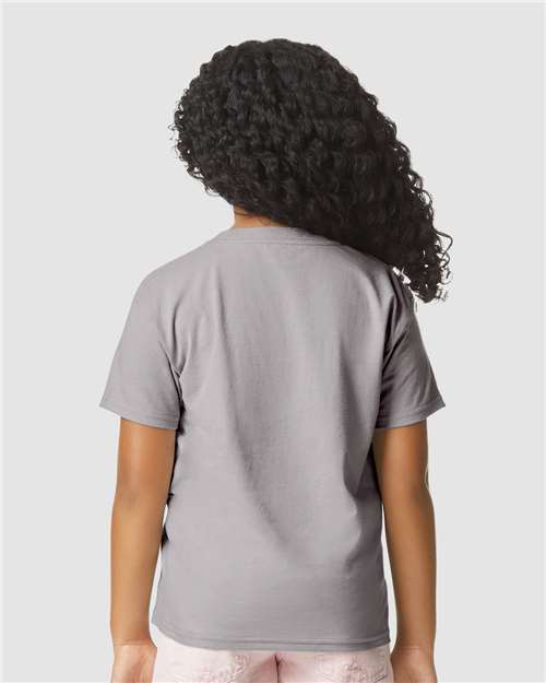 Gildan 64000BCVC, Youth Softstyle Cvc T-shirt, Cement