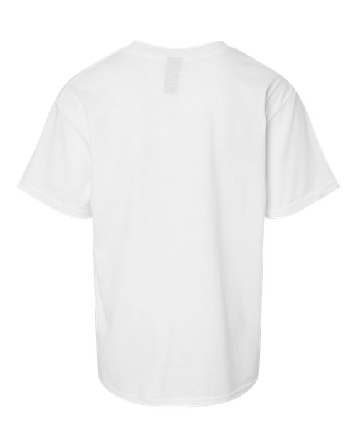Gildan 64000BCVC, Youth Softstyle Cvc T-shirt, White