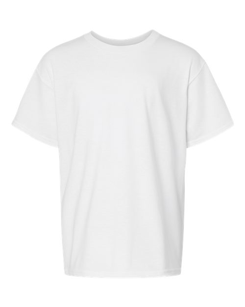 Gildan 64000BCVC, Youth Softstyle Cvc T-shirt, White