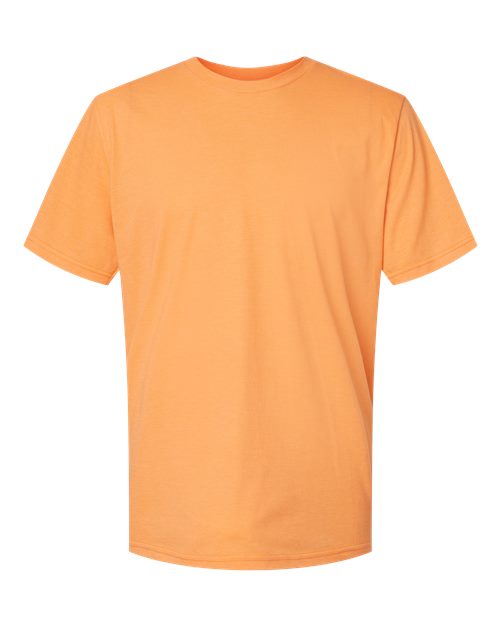 Gildan 64000CVC, Unisex Softstyle Cvc T-shirt, Tangerine Mist