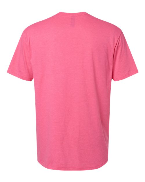 Gildan 64000CVC, Unisex Softstyle Cvc T-shirt, Pink Lemonade Mist