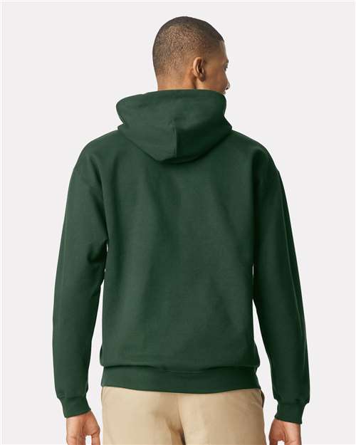 Gildan SF500 Unisex Softstyle® Midweight Hooded Sweatshirt Cotton Cotton-Poly Blend Fleece Hooded Insulated Jersey Midweight Moisture-Wicking Outerwear Pocket Polyester Regular Fit Spandex Sport / Athletic Super Heavyweight Sweatshirts & Fleece Tear-Away Label Tops Womens Womens Tops