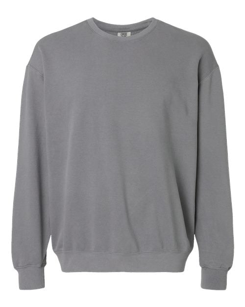 Comfort Colors 1466, Unisex Garment-dyed Lightweight Crewneck Sweatshirt, Grey