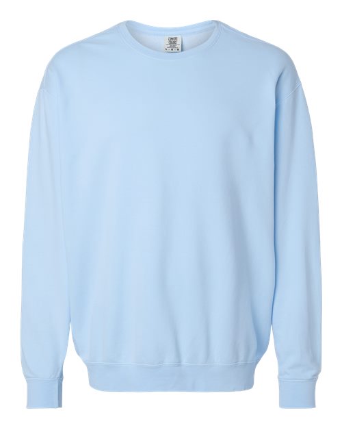 Comfort Colors 1466, Unisex Garment-dyed Lightweight Crewneck Sweatshirt, Hydrangea