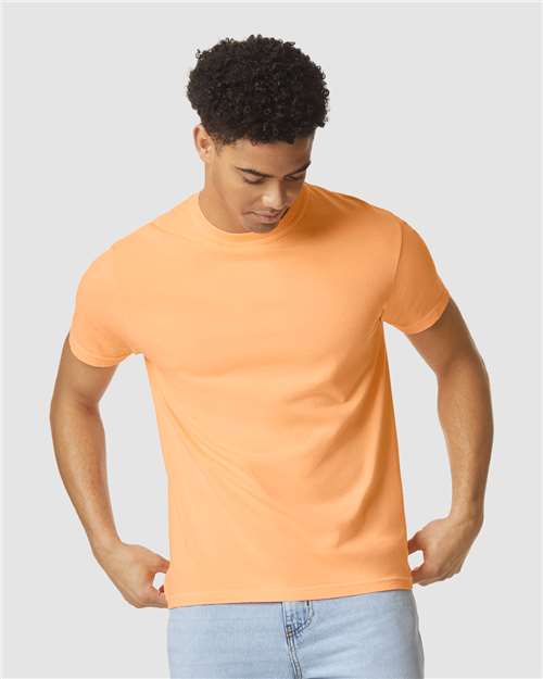 Unisex Garment-Dyed Heavyweight T-Shirt - Neon Cantaloupe - - 1822
