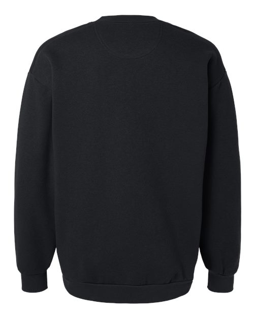 American Apparel RF496, Unisex Reflex Fleece Crewneck Sweatshirt, Black