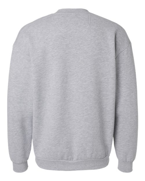 American Apparel RF496, Unisex Reflex Fleece Crewneck Sweatshirt, Heather Grey