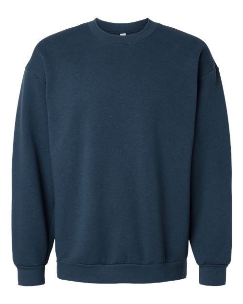 American Apparel RF496, Unisex Reflex Fleece Crewneck Sweatshirt, Sea Blue