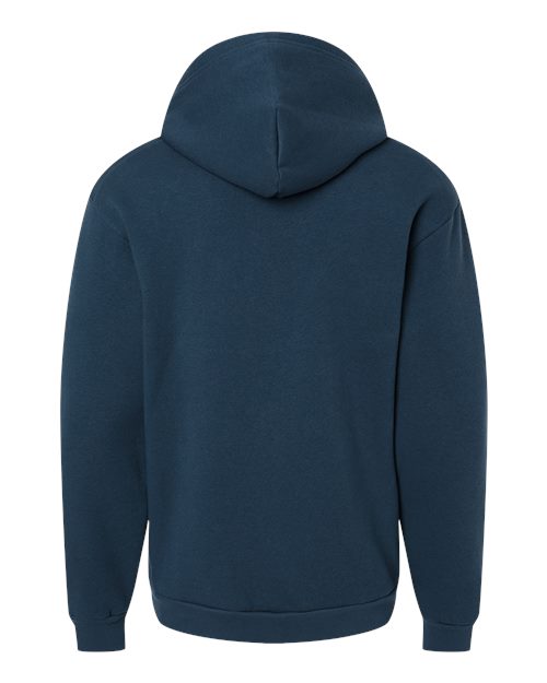 American Apparel RF497, Unisex Reflex Fleece Full-zip Hoodie Sweatshirt, Sea Blue