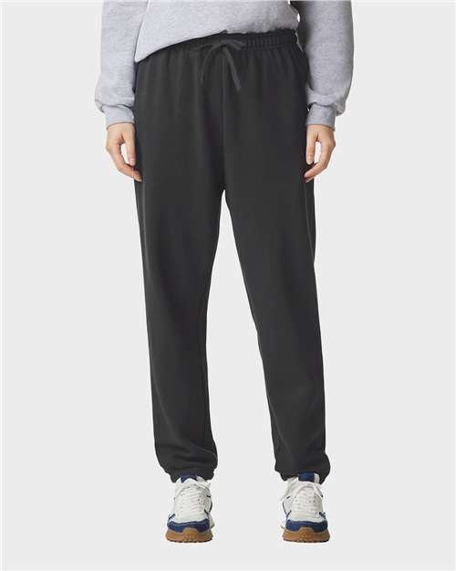 American Apparel RF491, Unisex Reflex Fleece Sweatpants, Black