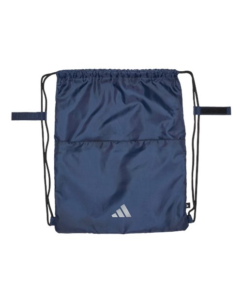 Sustainable Gym Sack - - 11703 Collegiate Navy One Size 09453 A678SC Accessories Adidas Adjustable Back-to-School Ready Bags Bags Drawstring Fall Style Guide 2024 CA Fitness and Wellness Mens & Unisex Pockets Polyester Polyester - 100% Premium Fashion Recycled S&S Exclusive Brands Sustainable Materials Sustainable Styles Visible Logos