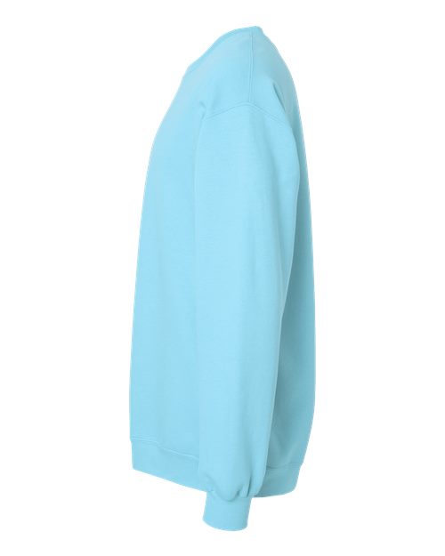 Gildan SF000 Unisex Softstyle® Midweight Crewneck Sweatshirt Cotton Cotton-Poly Blend Crewneck Fleece Midweight Moisture-Wicking Outerwear Polyester Regular Fit Spandex Sport / Athletic Super Heavyweight Sweatshirts & Fleece Tear-Away Label Tops Womens Womens Tops