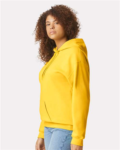 Gildan SF500 Unisex Softstyle® Midweight Hooded Sweatshirt Cotton Cotton-Poly Blend Fleece Hooded Insulated Jersey Midweight Moisture-Wicking Outerwear Pocket Polyester Regular Fit Spandex Sport / Athletic Super Heavyweight Sweatshirts & Fleece Tear-Away Label Tops Womens Womens Tops