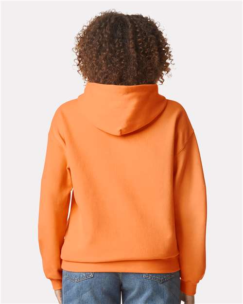 Gildan SF500 Unisex Softstyle® Midweight Hooded Sweatshirt Cotton Cotton-Poly Blend Fleece Hooded Insulated Jersey Midweight Moisture-Wicking Outerwear Pocket Polyester Regular Fit Spandex Sport / Athletic Super Heavyweight Sweatshirts & Fleece Tear-Away Label Tops Womens Womens Tops