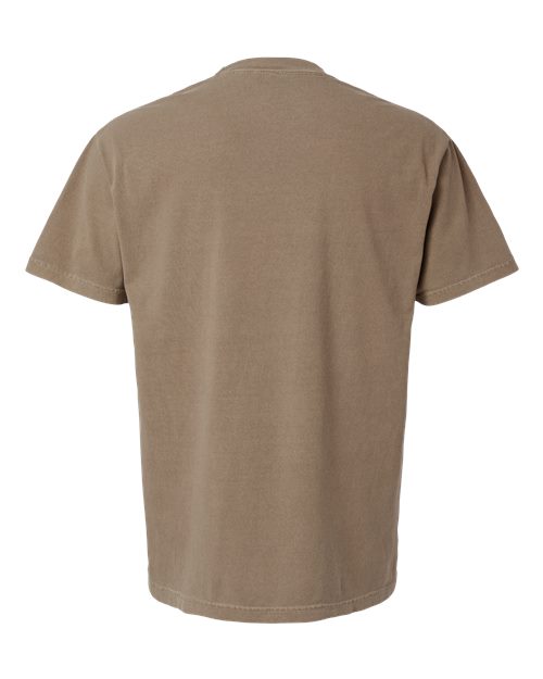 American Apparel 1301GD, Unisex Heavyweight Cotton Garment-dyed Tee, Faded Brown