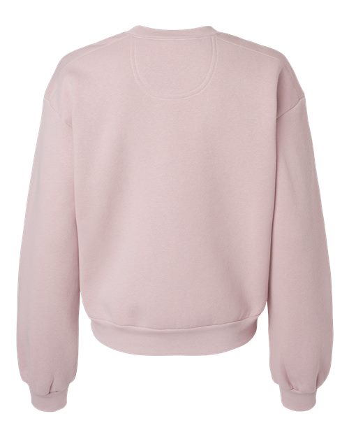 American Apparel RF494, Women's Reflex Fleece Crewneck Sweatshirt, Blush
