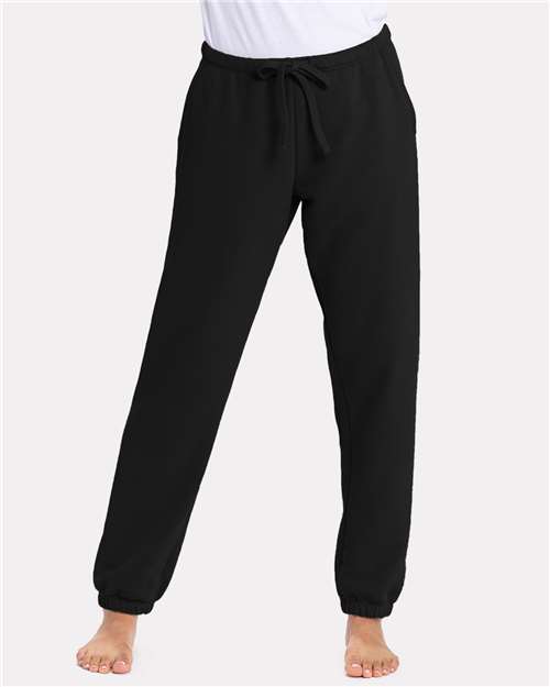 Women's Laguna Sueded Sweatpants - - 11745 Black 04818 8-8.9 oz 9884 Best Selling Brands Bottoms CA New ab Classic & Joggers Cotton Eco-Friendly Next Level Pants Polyester Socially Conscious Manufacturing Sustainable Styles Sweatpants Womens