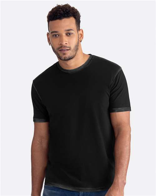 Next Level 3600SW, Unisex Soft Washed Tee, Washed Black