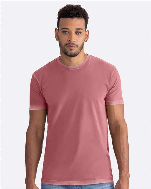 Next Level 3600SW, Unisex Soft Washed Tee, Washed Mauve