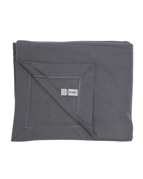 Gildan 18900 Heavy Blend Fleece Stadium Blanket Accessories Blankets Cotton Cotton-Poly Blend Fleece Midweight Outerwear Polyester Sweatshirts & Fleece Tear-Away Label Womens