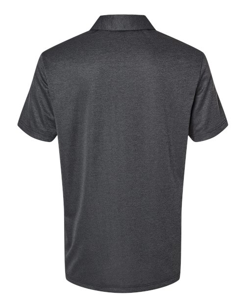 Adidas A591, Men's Space Dyed Polo, Black Melange