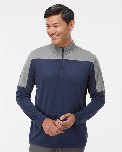 Men's Ultimate365 Lightweight Colorblocked Quarter-Zip Pullover - - 11011 - Toronto Screen Printing- Color
