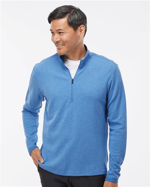 Men's 3-Stripe Quarter-Zip Sweater Pullover - - 11013 - Toronto Screen Printing- Color