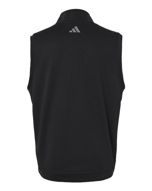 Adidas A599, Men's Club Quarter-zip Vest, Black