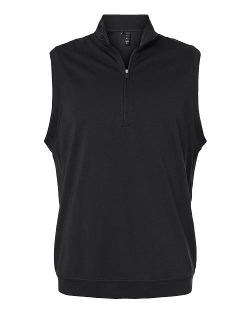 Adidas A599, Men's Club Quarter-zip Vest, Black