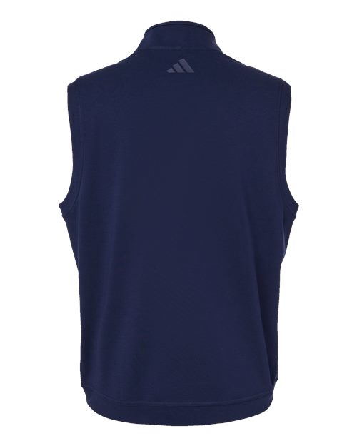 Adidas A599, Men's Club Quarter-zip Vest, Collegiate Navy