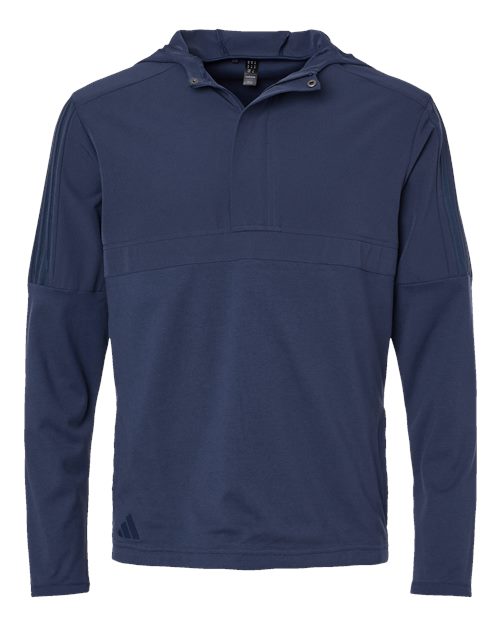 Adidas A607, Men's Half-zip Hooded Anorak, Crew Navy