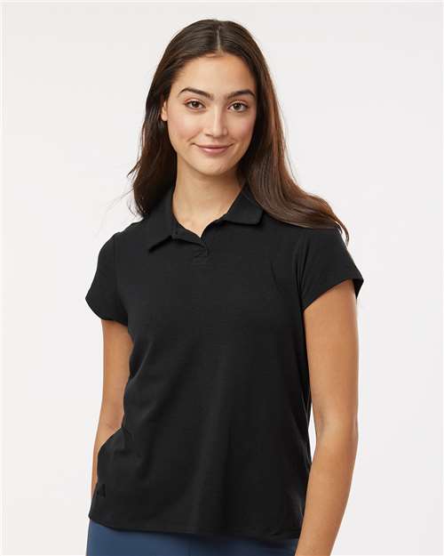 Adidas A690, Women's Blended Polo, Solid Black