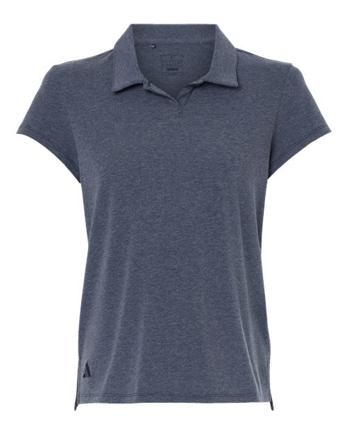 Adidas A690, Women's Blended Polo, Collegiate Navy Melange