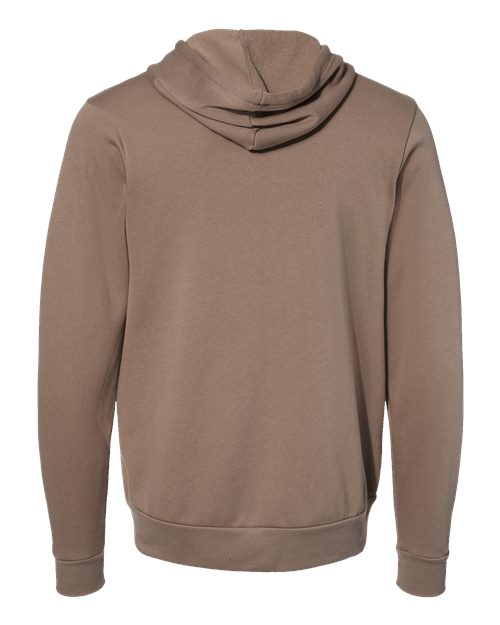 BELLA + CANVAS 3739, Unisex Sponge Fleece Full-zip Hoodie Sweatshirt, Vintage Brown