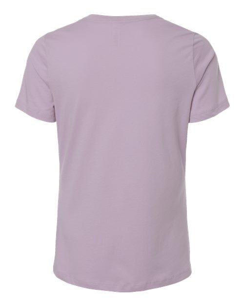BELLA + CANVAS 6400, Women’s Relaxed Jersey Tee, Light Violet