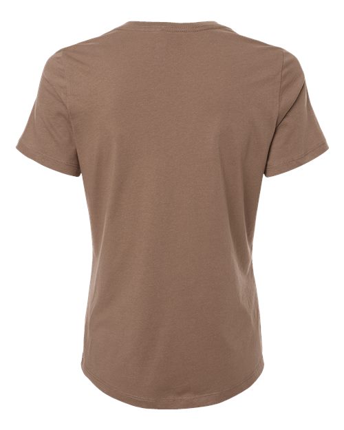 BELLA + CANVAS 6400, Women’s Relaxed Jersey Tee, Vintage Brown