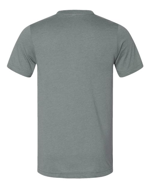 BELLA + CANVAS 3001CVC, Cvc Jersey Tee, Heather Blue Storm