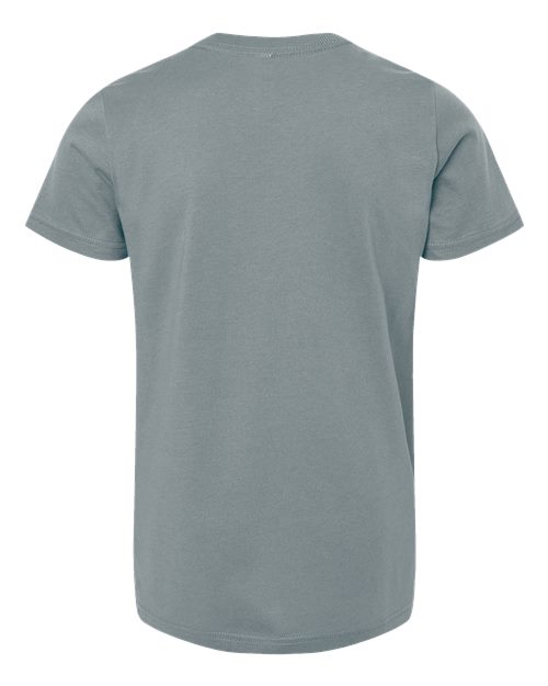 BELLA + CANVAS 3001Y, Youth Jersey Tee, Blue Storm