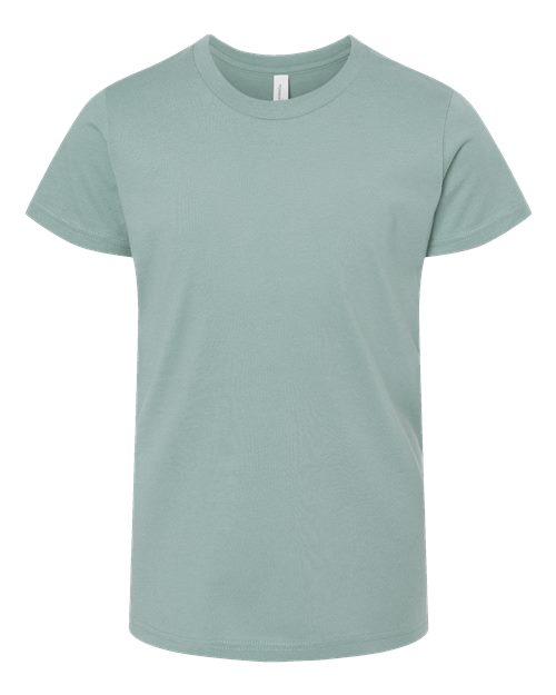 BELLA + CANVAS 3001Y, Youth Jersey Tee, Dusty Blue