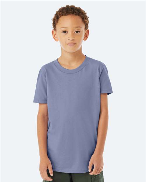 Youth Jersey Tee - Lavender Blue - - 2209