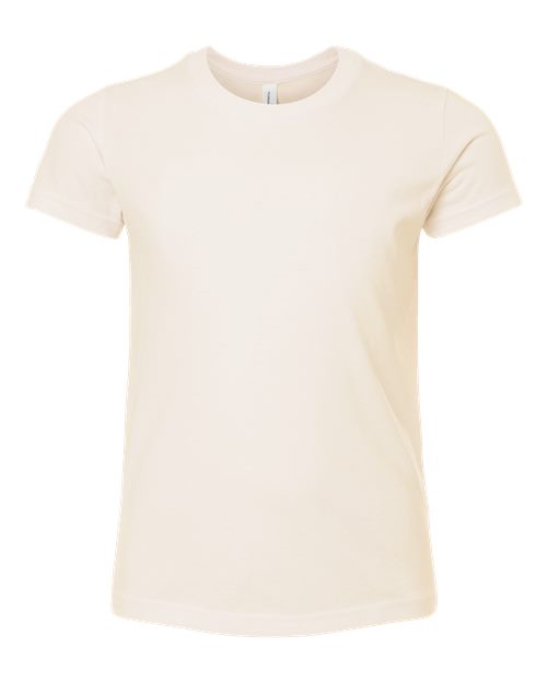BELLA + CANVAS 3001YCVC, Youth Cvc Jersey Tee, Heather Natural