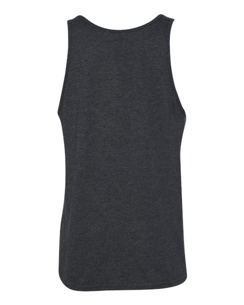 BELLA + CANVAS 3480CVC, Unisex Heather Cvc Tank, Dark Grey Heather