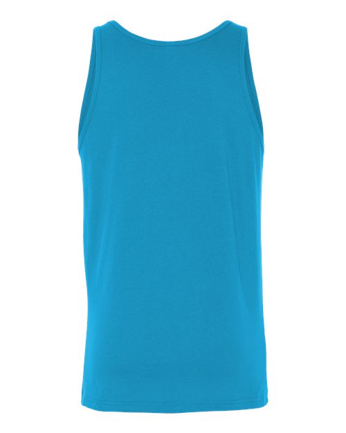 BELLA + CANVAS 3480CVC, Unisex Heather Cvc Tank, Neon Blue