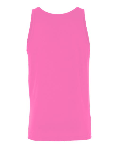 BELLA + CANVAS 3480CVC, Unisex Heather Cvc Tank, Neon Pink