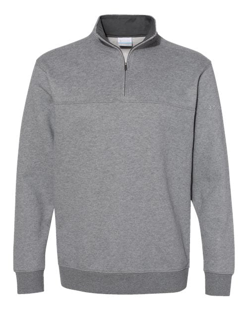 Columbia 212475, Men's Hart Mountain Ii Half-zip Pullover, Charcoal Heather