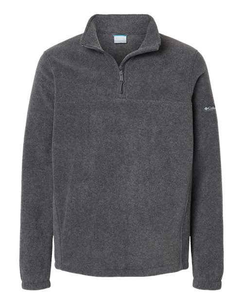 Columbia 212486, Men's Steens Mountain Fleece Half-zip Pullover, Charcoal Heather