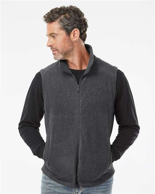 Columbia 212488, Men's Steens Mountain Vest, Charcoal Heather