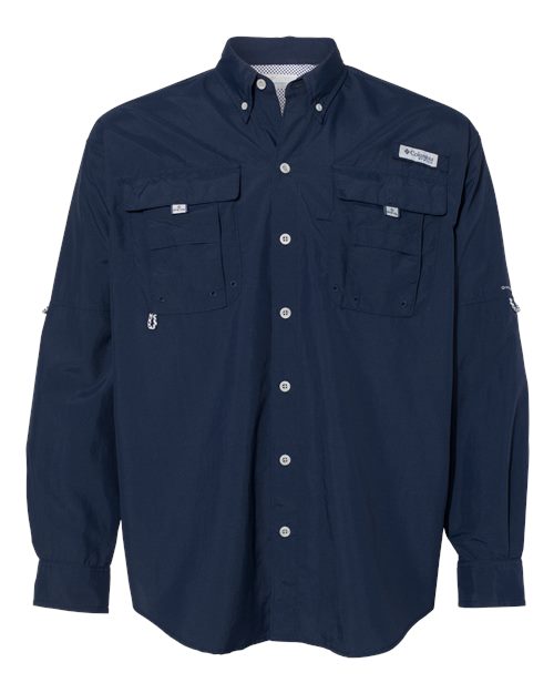 Columbia 212463, Men's Pfg Bahama Ii Shirt, Collegiate Navy