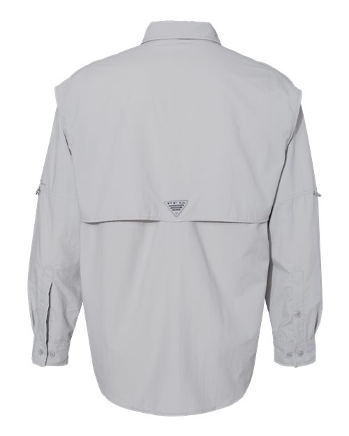 Columbia 212463, Men's Pfg Bahama Ii Shirt, Cool Grey